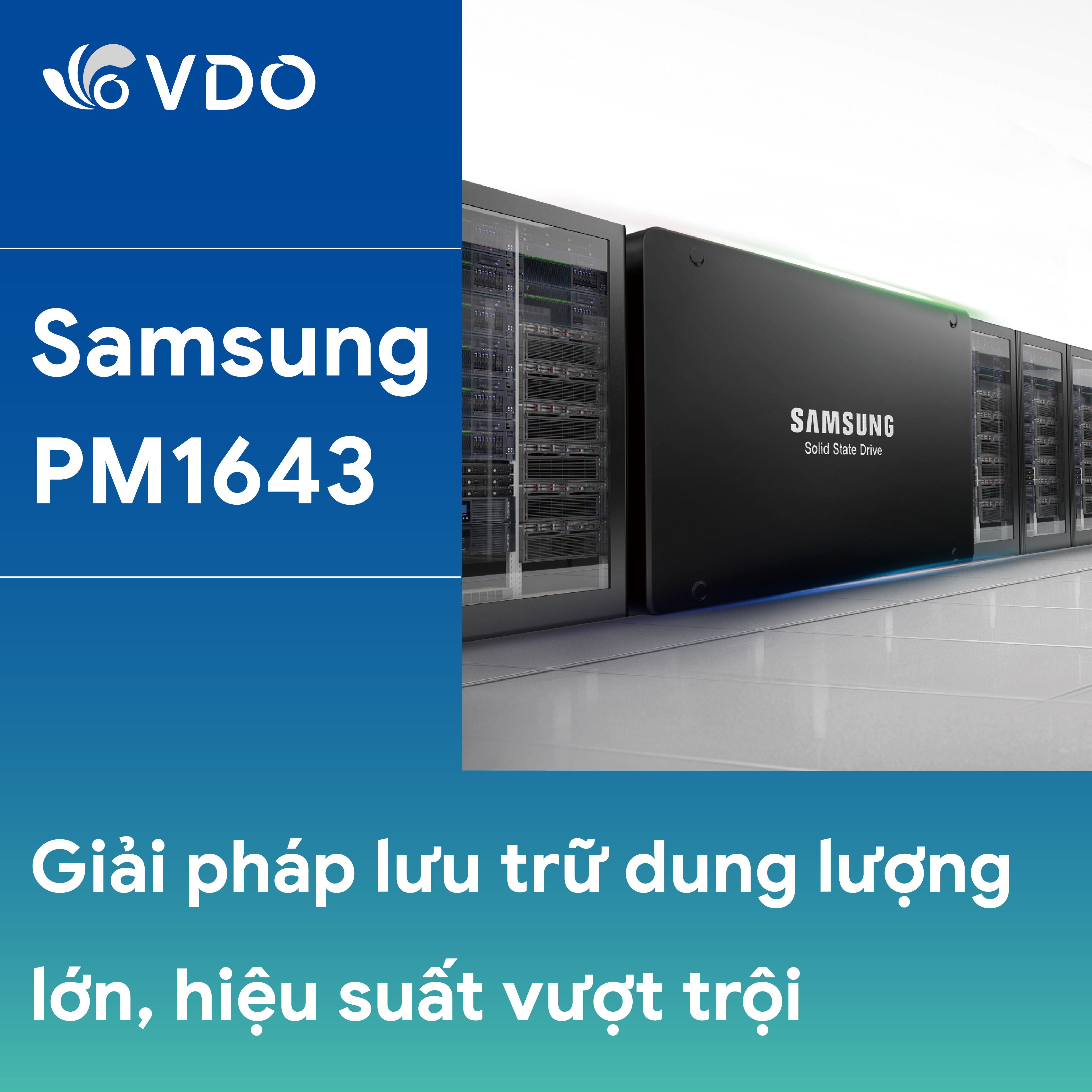 Nâng cấp hệ thống doanh nghiệp với Samsung PM1643 SAS SSD